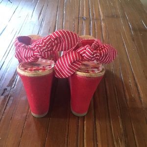 Rocket Dog Shoes - Wedge red heals Rocket Dog Shoes - Wedge red heals